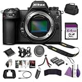 Nikon Z6 III Full Frame Mirrorless Camera 6K 4K120 Video Bundle with Battery for Nikon EN-EL20 + Camera Bag + Cleaning Kit + Flexible Vlogging Tripod + 64GB Memory Card +