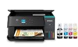 Epson EcoTank ET-2985 Wireless All-in-One Color Supertank Printer, Cartridge-Free Refillable Ink Tanks, 1.44" Color Display, Rear Paper Feed, Copy, Scan, Auto Duplex Printing, Black