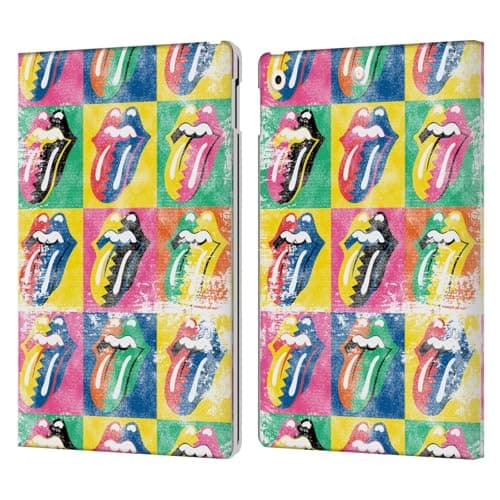 Head Case Designs Officially Licensed The Rolling Stones Some Girls Warhol Albums Leather Wallet Case Compatible with Apple iPad 10.2 2019/2020/2021