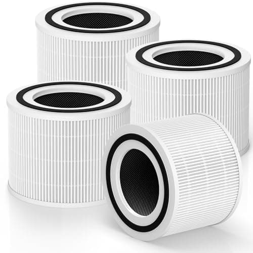 240 Filter Replacement for Puroair 240 Air Purifier, 240 Filter for Puro, High-efficiency Activated Carbon, 4 Pack, White