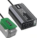 300W Power Inverter for Hitachi 18V for Metabo HPT 18V Battery DC 18V to AC 110V 120V Battery Inverter Portable Power Station Generator with 2 AC Outlet & 2 USB Ports for Camping Outdoor