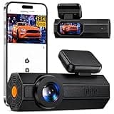 Dash Cam 2.5K Dash Cam Front, VEEMENT Dash Camera for Cars with APP, WiFi Control Dash Cams with WDR Night Vision, 24Hr Parking Mode, 170° Wide Angle, G-Sensor, Loop Recording