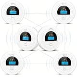 6-Pack Home Interconnected Monitor, Test & Silence Button, Easy Installation