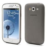 JUJEO Gel TPU Case with Anti - Dust Plug Slim Matte for Samsung Galaxy Grand I9082 I9080 - Non - Retail Packaging - Grey