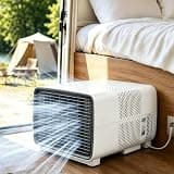 Portable ac for Camping, 280W Energy Efficient, Independent Dehumidification, 45dB Low Noise, 16-32℃, for Caravan, Dorm and Kitchen Study