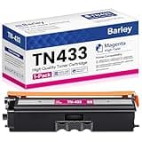 barley TN433M TN-433M Compatible TN433 TN-433 Magenta High Yield Toner Cartridge Replacement for Brother TN433 TN-433 MFC-L8900CDW HL-L8360CDW Printer Ink (1 Magenta).