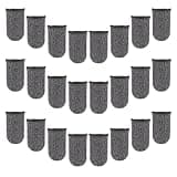 KALLORY 50pcs Gaming Finger Sleeves for Mobile Gaming with Slip Prevention and Breathable Cotton Blend Material, Compatible with Game Controllers and Phone Touchscreen Devices for Enhanced