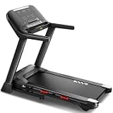 TRABVVIJSC Mini Treadmill,Fitness Foldable Shock-Absorbing, Silent, Climbing, Suitable for Home, Gym, Business and Office Use