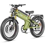 ANIIOKI 6000/7000W Dual Motor Electric Bike,46MPH 300Miles Long Range eBike,60/72V 70Ah/80Ah Battery,7-Speed,26×4.8" Fat Tire Electric Bicycles,A9 Pro Max