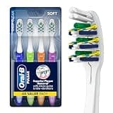 Oral-B Toothbrush, Vibrating Plaque Remover Pulsar, Vibrating Battery Toothbrush, Soft, 4 Count
