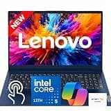 Lenovo Business Laptop 2026 Edition, 13th Gen Intel Core i5(Beat i7-1255U), 15.6" FHD Touchscreen Display, 16GB RAM, 512GB NVMe SSD, Wi-Fi 6, SD Card Reader, Windows 11 Home, WOWPC USB, no Mouse