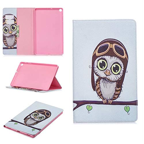for Samsung Galaxy Tab A 10.1 2019 T515 T510 Wallet Flip Stand case Coque SM-T510n 10.1" Tablet Anti-Crack Cover Protector funda (01)
