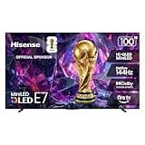 Hisense 100" E7 Cinema Series Hi-QLED Mini-LED 4K UHD Smart Fire TV (100E7SF, 2026 NEW) - Native 144Hz, AI Picture, Dolby Vision IQ · Atmos, FALD, HDR10+ Adaptive, MEMC, Alexa+