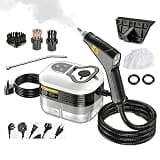 2026 Handheld Steam Cleaner, 2500W High Pressure Portable Steam Cleaner, 229°F High Temperature Pressurized Steam Cleaner with Brushes for Home, Tile, Grout, Car, Kitchen & Furniture Cleaning