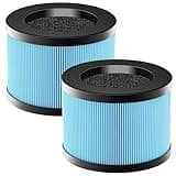 DH-JH12 MK0I MK0b TZ-K1 DH-JH01 HEPA Replacement Filter Compatible with VOOPNU DH-JH12, for Tolife TZ-K1, for FreAire KN6391, for Kloudi DH-JH01, for POMORON MJ001H/MJ012H Air Purifier, 2 Pack