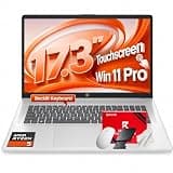 HP 17.3 Touchscreen Laptop AMD Ryzen 5 7430U 32GB RAM 1TB SSD Win 11 Pro