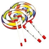 Foraineam 2 Pieces 8 Inch Hand Drum with Drum Stick Musical Sound Tool Music Percussion Instruments