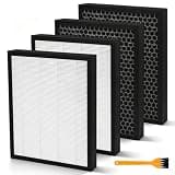 4 Pcs Compact Pre-Filter Replacement Compatible with Intellipure Purifier