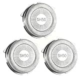 SH50/52 Replacement Heads, Compatible with Philips Norelco Series 5000 Shavers, Rotary Blades for S5250 S5205 S5660/84 S5590/81 S5290/88 S5210/81 PT8xx PT7xx ATXX,3 Pack