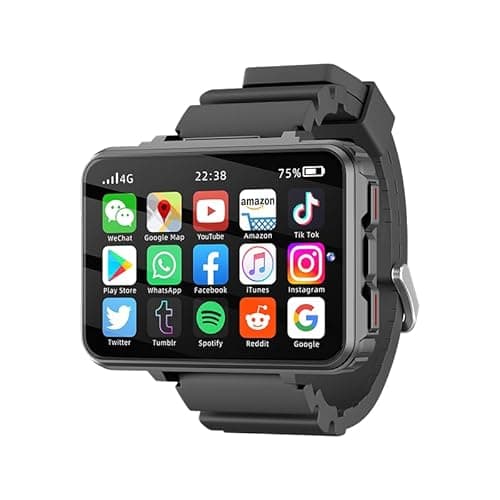 LP-555 4G Internet GPS SmartWatch 4GB+64GB Android 10.7 2.4" Large Screen 500W+500W Dual Camera Google Play SIM Card Sports Smart Watch for Men