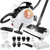 Waitbird Steam Cleaner for Home, 4.5 Bar High Pressure 248°F Fast Heat Handheld Steamer for Cleaning, 21-Piece Accessory Kit, Chemical Free Multi-Purpose Cleaner for Floors, Grease, Tile, Grout