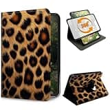 Rotating Case for Fire HD 10 & 10 Plus 13th/11th Gen, Leopard