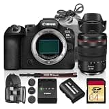 Canon EOS R6 Mark III Mirrorless Camera with Stop Motion Animation Firmware + Canon RF 24-105mm f/4 L is USM Lens for Sports, Events & Portraits|7K RAW Video, 32.5MP Sensor| + 64GB Card + Backpack