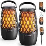 Outdoor Speakers Gifts for Men Bluetooth Speaker with Lights Multi-Sync up to 100 Speakers Auto-Pairing HD Stereo Sound Cool Stuff House Warming Gifts IPX5 Waterproof Lantern for Camp|Patio|Pool|Yard