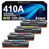 410A Toner Cartridge 4 Pack Replacement for HP 410A 410X CF410A CF411A CF412A CF413A for Color LaserJet Pro MFP M477fnw M477fdw M477fdn M452dn M452dw M452nw Printer (Black Cyan Magenta Yellow)