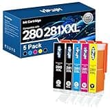 VIPSIM 280XXL 281XXL Compatible for Ink 280 and 281 Cartridges 280XXL 281XXL for TR8620a Ink Cartridges to use with TR8620 TR8620a TS6320 TR7520 TS6120 TS6220 TS8220 (5 Pack)