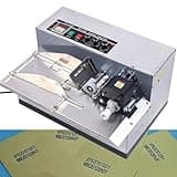 Qiokoith Solid Dry Ink Wheel Coding Machine, Marking Machine for Product Date Coder Marker, Automatic Ink Batch Coding Machine, for Cartons Label