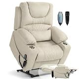 Large Power Lift Recliner Chair Sofa with Massage and Heat for Big and Tall Elderly Infinite Positions Dual Motor Electric Recliner Chair for Living Room Bedroom