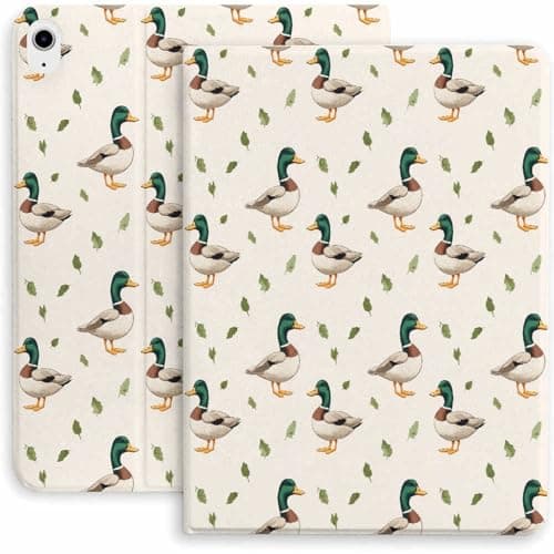 Duck Pattern Case for iPad 9/10/11th Mini 5/4/3/2/1(7.9in) Mini 6(8.3in) Mini 7(8.3in),Air 4/5/6/7,Pro 11in(2021/2022/2024)