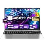 Gaming Laptop 2026,15.6 Inch Laptops Computer with 16GB RAM 1TB SSD,Intel Core i7(Up to 3.9GHz),Windows 11 Pro & Office Included,Backlit Keyboard,Portable Laptop for Gaming College Student Business