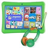 Contixo K102 10" Kids Tablet Bundle - Wireless Kids Headphones, 32GB, Learning Educational Apps, Parental Controls, Dual Cameras, Shockproof Case with Kickstand & Stylus, Ages 3-7 - Green