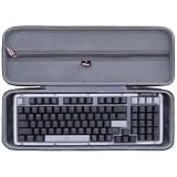 Hard Shell EVA Carrying Case for Logitech Alto Keys K98M, Custom Fit Protective Storage Box with Mesh Pocket for Keyboard Mouse Cables, Shockproof Travel Organizer for Mechanical Keyboards
