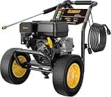 3600 PSI Gas Pressure Washer 2.7 GPM Heavy Duty Power Washer with 30ft Hose and 5 Nozzles, 212cc 4-Stroke Cold Water High Pressure Washer for Driveways, Cars, Sidings, Black
