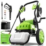 4800 PSI Pressure Washer Electric Power Washer, 1800W 2.8GPM High Pressure Washer, Professional Washer Cleaner, with 5 Nozzles,3L Soap Bottle and 23FT Hose, Best for Cleaning Cars,Driveways,Patios