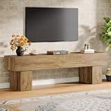 Tribesigns 63" TV Stand, Farmhouse Entertainment Center, Low TV Console Table for Living Room, Long Media Console Television Stands for 55/60/65 Inch TV