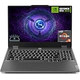 Lenovo LOQ Gaming Laptop, 15.6" FHD 144Hz Display, AMD Ryzen 5 7235HS Processor, GeForce RTX 4050, 16GB DDR5, 512GB SSD, Wi-Fi 6, Ethernet, USB-C, HDMI, Backlit Keyboard, Windows 11 Home