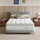Avenco Queen Mattress 12 inch, Queen Hybrid Mattress with Individual Pocket Spring and Gel Memory Foam for Cool Night, Motion Isolation, Relieve Pressure, Balance Support, CertiPUR-US, Medium Firm