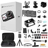 DJI Osmo Action 5 Pro Waterproof Action Camera Bundle, 1/1.3" Sensor, 4K/120fps Video, 47GB Built-in Storage, Original Standard Combo + 58 Piece Accessory Kit + 2 Extra Batteries + Extra 64GB Card