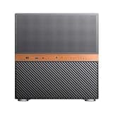 Compatible for N6 NAS MATX Desktop Server Chassis, 9 Drive Bays, Dual Power Support, Fits 240mm Liquid Cooling Radiators