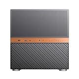 Compatible for N6 NAS MATX Desktop Server Chassis, 9 Drive Bays, Dual Power Support, Fits 240mm Liquid Cooling Radiators