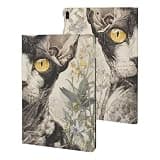 Cornish Rex Cat Slim Case Shockproof Waterproof Protective Cover Stand