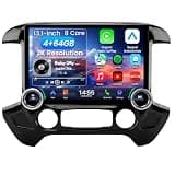 13.1-inch 8 Core Car Radio Stereo for Chevy Silverado & GMC Sierra 2014-2018, 4+64GB Plug and Play Android 13 Head Unit with Wireless CarPlay& Android Auto/2K Touch Screen