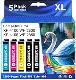 myCartridge SUPRINT Remanufactured Ink Cartridge Replacement for Epson 212 Ink Cartridges High Capacity for Expression Home XP-4100 XP-4105 Workforce WF-2830 WF-2850 Printer, 5-Pack Black and Color