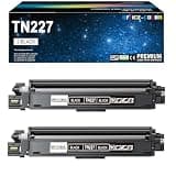 TN227 Black High Yield Toner Cartridge Replacement for Brother TN227BK TN 227BK for HL-L3270CDW HL-L3230CDW HL-L3210CW MFC-L3710CDW HL-L3290CDW Printer (2-Black)