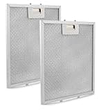 13.56 in. x 13.69 in. Aluminum Mesh Grease Filter for Winflo Range Hood with Stainless Steel Frame, 2-Pack