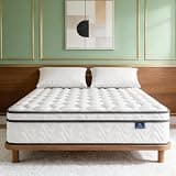 Vesgantti 12-Inch Queen Hybrid Mattress – Cool Sleep Mattress in a Box, Memory Foam + Pocket Springs, Medium Firm, Extra Edge Support, Ergonomic Design, Pressure Relief, Fiberglass-Free